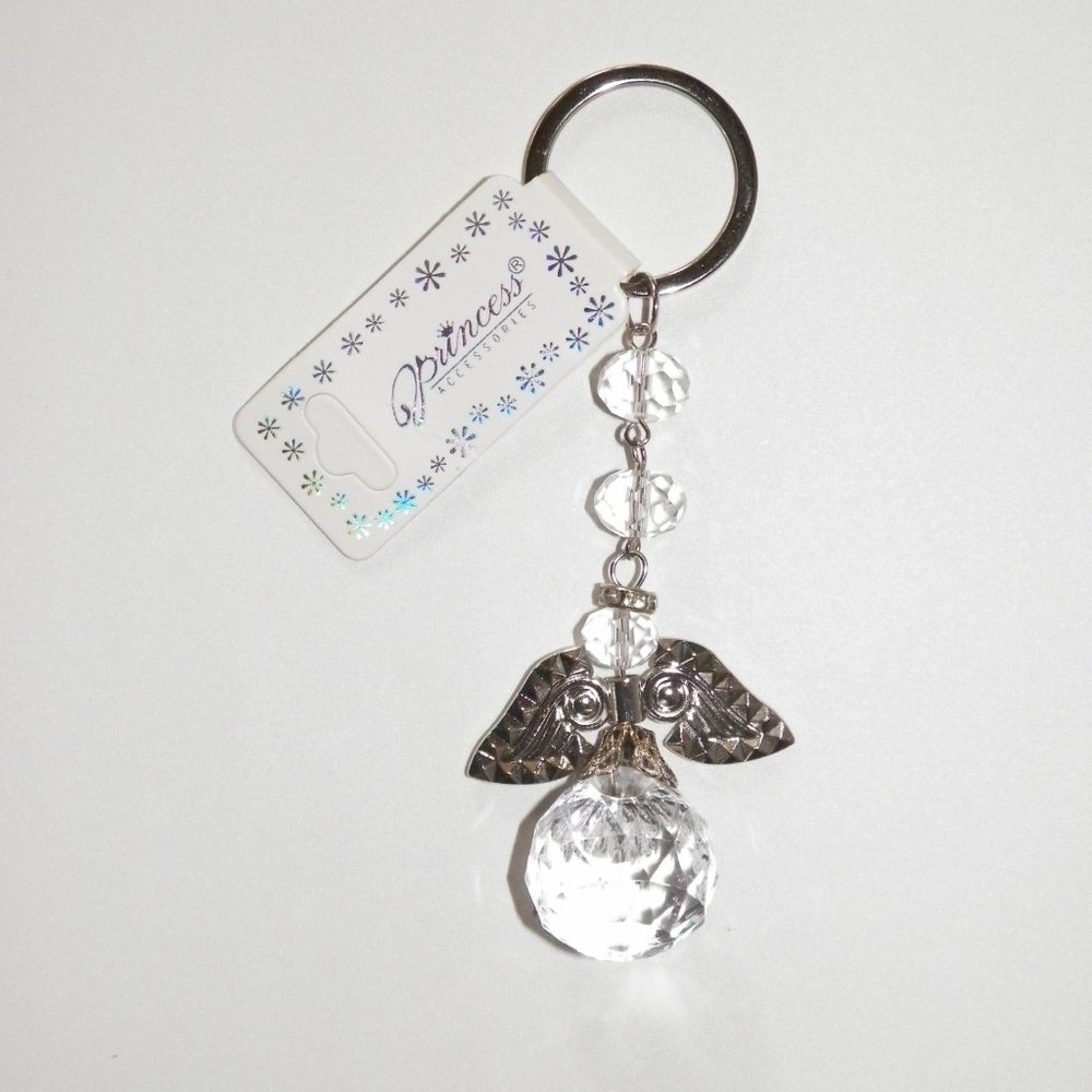 Princess Accessories Silver Angel Keychain - Picture 3 of 3